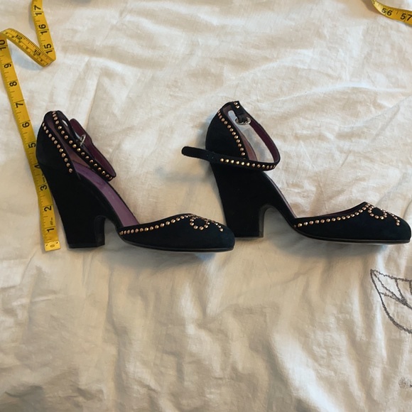 Marc Jacobs ankle strap suede heels size 37 - Picture 8 of 8